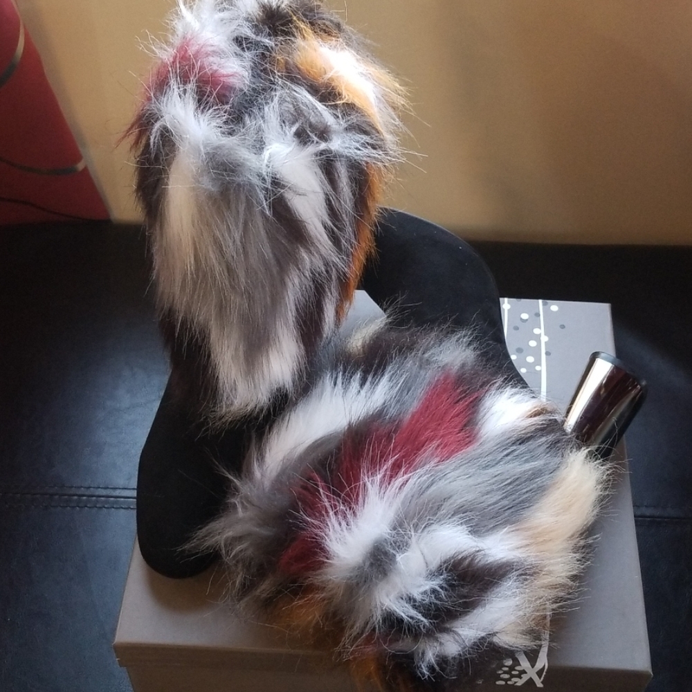 Fur Ankle Cuff Booties